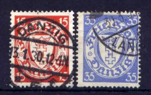 (423) Danzig Nr.214/5                         O  gestempelt