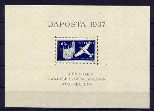 (435) Danzig Block 2                    **  postfrisch