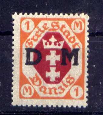 (444) Danzig Dienst Nr.11                        *  ungebraucht