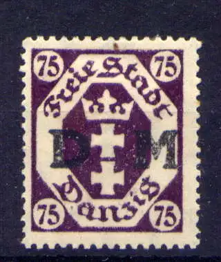 (445) Danzig Dienst Nr.15                        *  ungebraucht