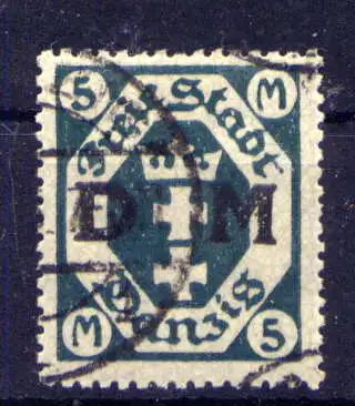 (448) Danzig Dienst Nr.24                        O  gestempelt