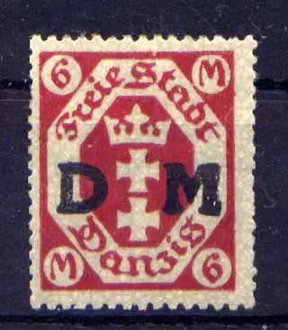 (449) Danzig Dienst Nr.26                        *  ungebraucht