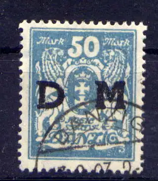 (452) Danzig Dienst Nr.36                        O  gestempelt