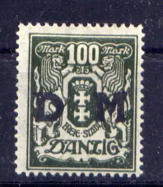 (453) Danzig Dienst Nr.37                        *  ungebraucht