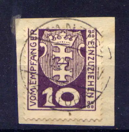 (454) Danzig Porto Nr.1                        O  gestempelt