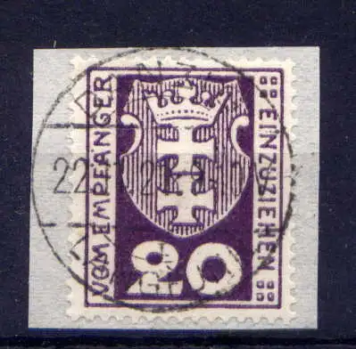 (455) Danzig Porto Nr.2                        O  gestempelt