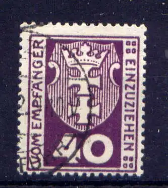 (456) Danzig Porto Nr.3                        O  gestempelt