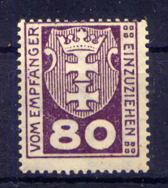 (457) Danzig Porto Nr.6                        *  ungebraucht
