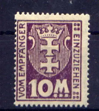 (459) Danzig Porto Nr.21                        **  postfrisch