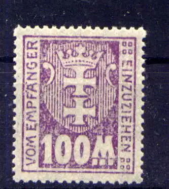 (460) Danzig Porto Nr.24                        *  ungebraucht