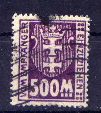 (461) Danzig Porto Nr.25                        O  gestempelt