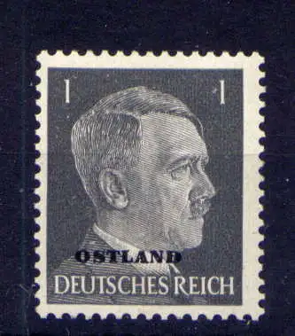 (001) Deutsches Reich Ostland Nr.1                 *  ungebraucht