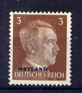 (002) Deutsches Reich Ostland Nr.2                 *  ungebraucht