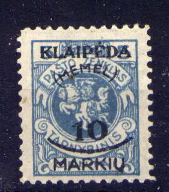 (130) Memel Nr.124                         *   ungebraucht