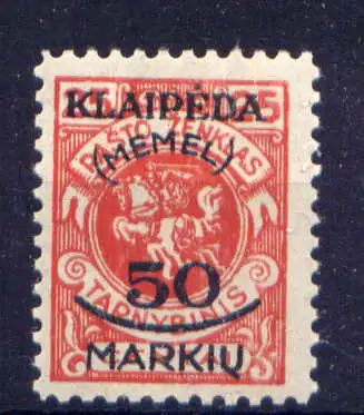 (132) Memel Nr.126                         **  postfrisch      