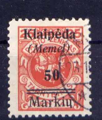 (135) Memel Nr.131                         O  gestempelt