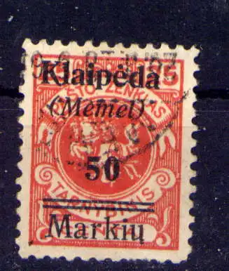 (136) Memel Nr.131                         O  gestempelt