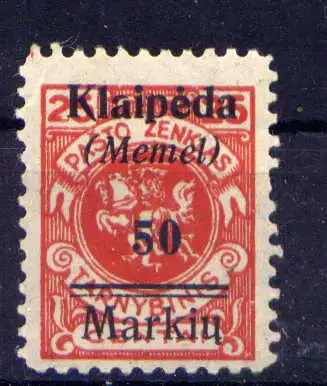 (137) Memel Nr.131                         *   ungebraucht