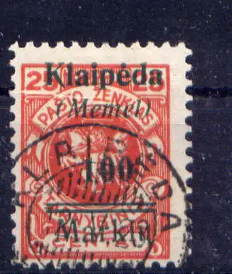 (138) Memel Nr.132                         O  gestempelt
