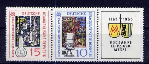 (33510) DDR Nr.1052/3 Streifen                     **  postfrisch