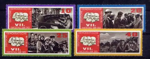 (33623) DDR Nr.1258/61                     **  postfrisch