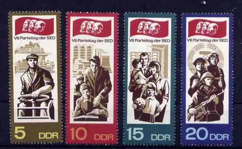 (33629) DDR Nr.1268/71                     **  postfrisch