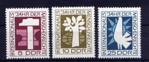 (33687) DDR Nr.1368/70                **  postfrisch