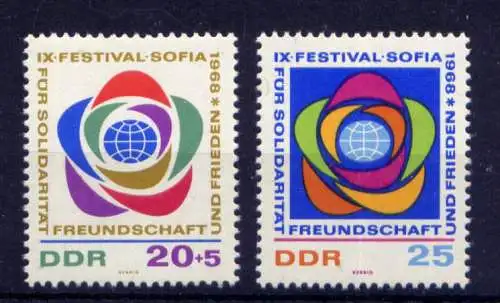 (33695) DDR Nr.1377/8                **  postfrisch