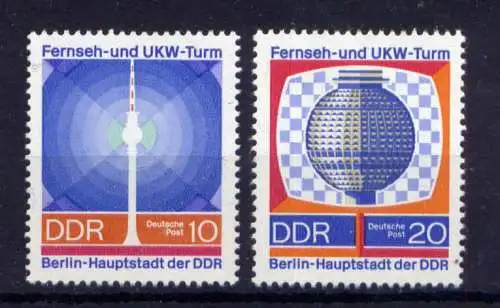 (33739) DDR Nr.1509/1510                    **  postfrisch