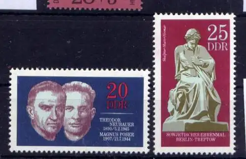 (33799) DDR Nr.1603/4                    **  postfrisch