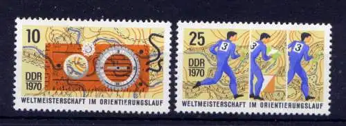 (33801) DDR Nr.1605/6                    **  postfrisch