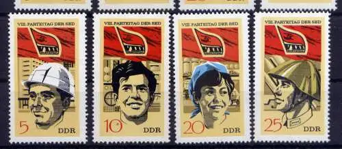 (33839) DDR Nr.1675/8                    **  postfrisch