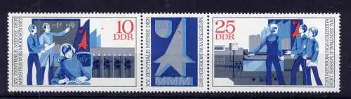 (33911) DDR Nr.1799/1800 Streifen              **  postfrisch