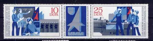 (33912) DDR Nr.1799/1800 Streifen              **  postfrisch
