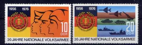 (34046) DDR Nr.2116/7             **  postfrisch