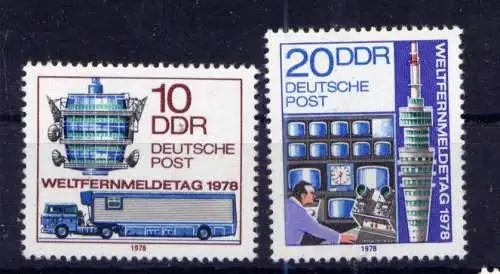 (34122) DDR Nr.2316/7             **  postfrisch