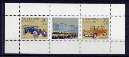 (34170) DDR Nr.2412/3 Kleinbogen             **  postfrisch