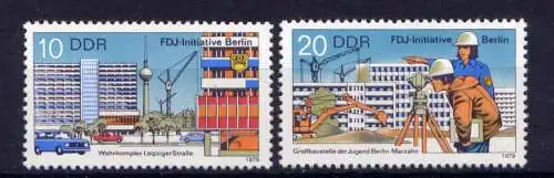 (34176) DDR Nr.2424/5             **  postfrisch