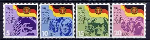 (34199) DDR Nr.2458/61             **  postfrisch