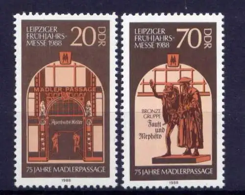 (34232) DDR Nr.3153/4                **  postfrisch