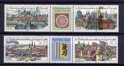 (34240) DDR Nr.3173/6 Streifen                **  postfrisch