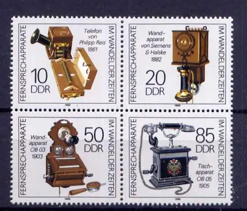 (34250) DDR Nr.3226/9 Viereblock                **  postfrisch