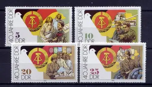 (34268) DDR Nr.3279/82                  **  postfrisch