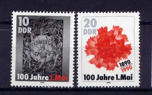 (34300) DDR Nr.3322/3                  **  postfrisch