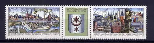 (34317) DDR Nr.3338/9 Streifen                  **  postfrisch