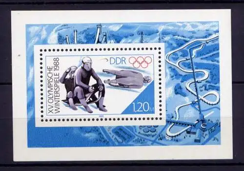(34367) DDR Nr.3144  Block 90                  **  postfrisch