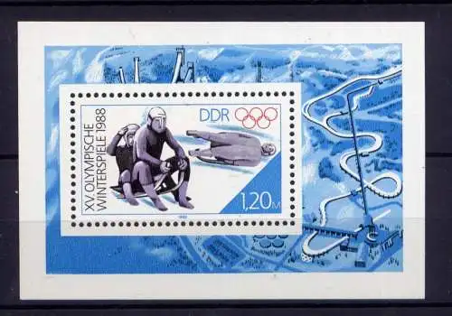(34368) DDR Nr.3144  Block 90                  **  postfrisch