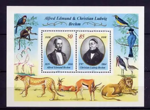 (34377) DDR Nr.3256/7  Block 98                  **  postfrisch