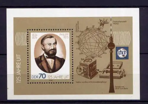 (34382) DDR Nr.3336  Block 101                  **  postfrisch