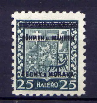 (606) Böhmen und Mähren Nr.4             **  postfrisch